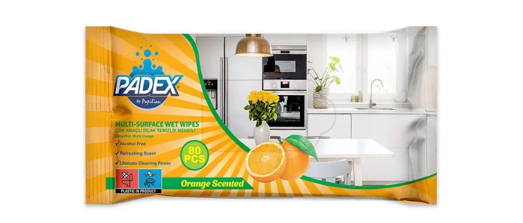 Çok Amaçlı Islak Mendil Portakal