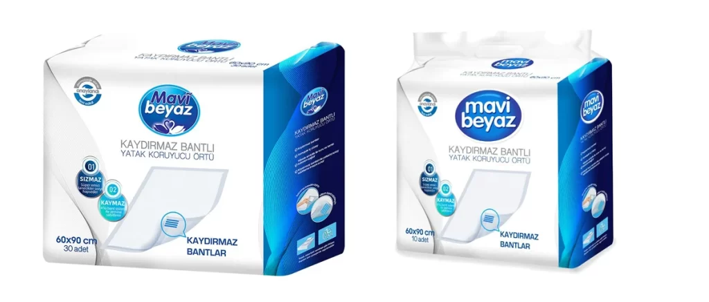Kaydırmaz Bantlı Yatak Koruyucu Örtü