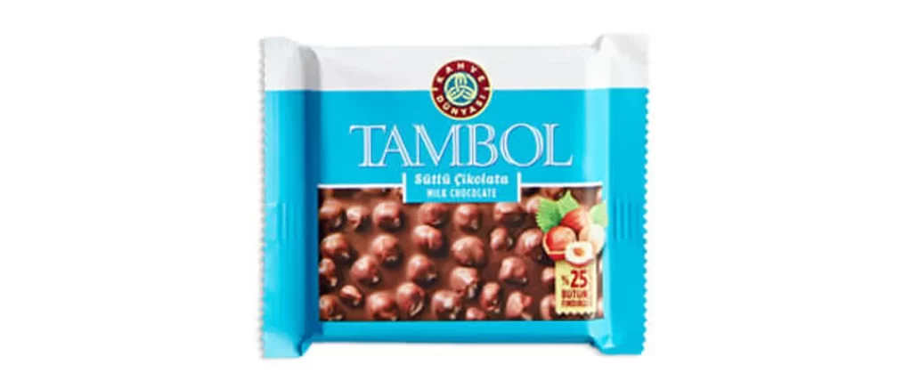 Tambol Bütün Fındıklı Sütlü Çikolata 100g